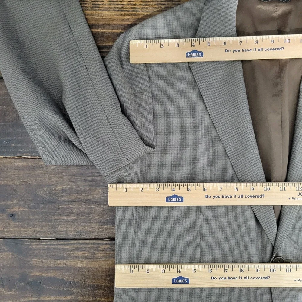 Banana‎ Republic Men's Sport Coat Jacket Two Button Olive Brown Light Weight 44L